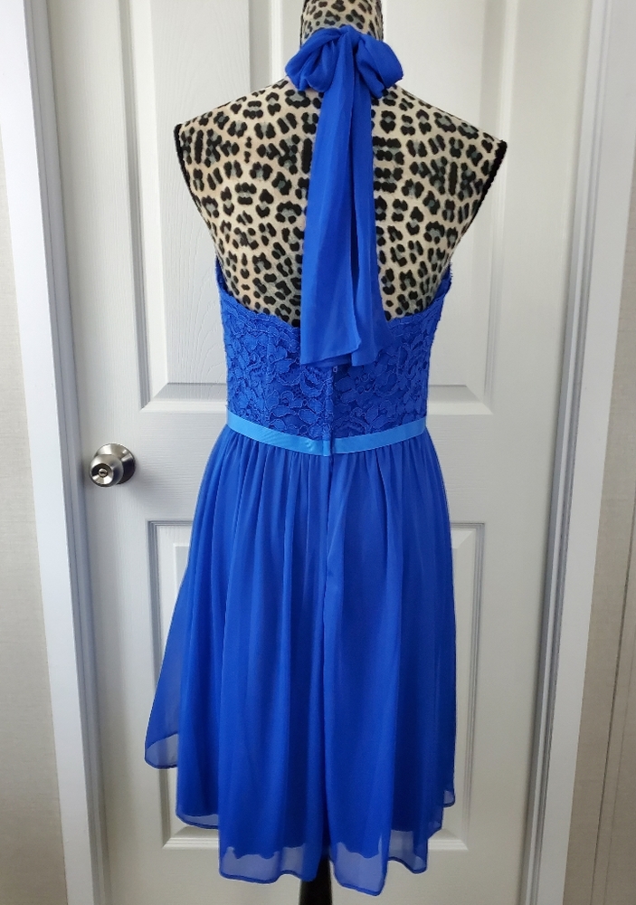 David's Bridal Lace Halter Dress - Picture 11 of 14